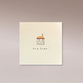 Ruth Jackson Card Pencil Shavings - New Home