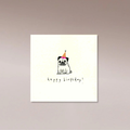 Ruth Jackson Card Pencil Shavings - Pug Happy Birthday - Few and Far - Greeting Cards