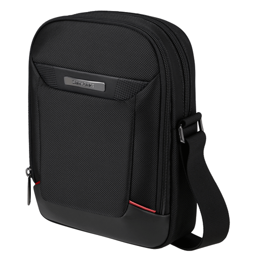 This Pro-DLX 6 Medium Crossbody Bag in Black has a crossbody strap which can be adjusted.
