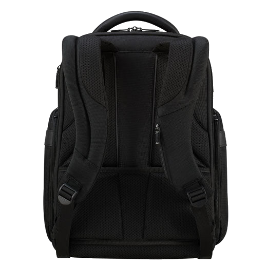 This Samsonite Pro-DLX 6 Underseater Backpack, 15.6" has padded shoulder straps and a top handle for comfort.