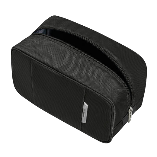 This Respark Toilet Pouch Ozone Black by Samsonite is the perfect wash bag for short trips and weekends away as it is lightweight.