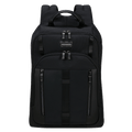 Samsonite's Urban-Eye Accordeon Backpack 15.6", Black is made out of nylon and is water resistant so you rest assured that your belongings are safe.