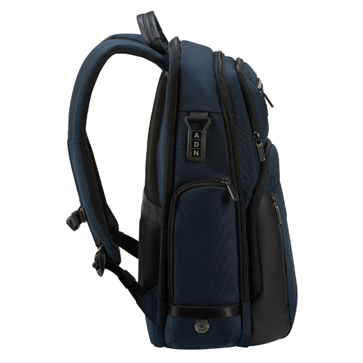 The spacious main compartment in this Samsonite Urban-Eye Backpack 15.6" in Blue can fit a laptop up to 15.6 inches.
