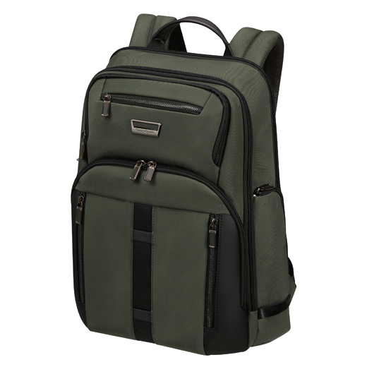 This Samsonite Urban-Eye Backpack 15.6" in Green is made out of recycled ballistic nylon with a recycled lining made from PET bottles.