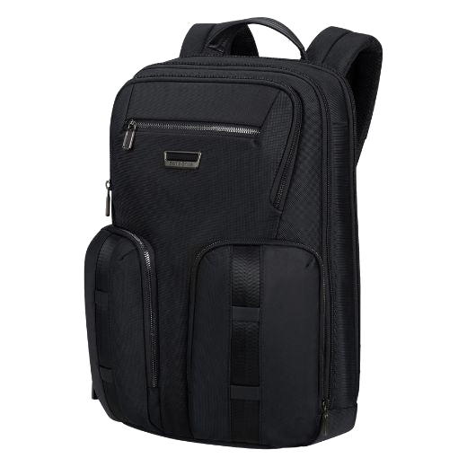 This Samsonite Urban-Eye Black Backpack 15.6", 2 Pockets has two padded shoulder straps that are also adjustable.