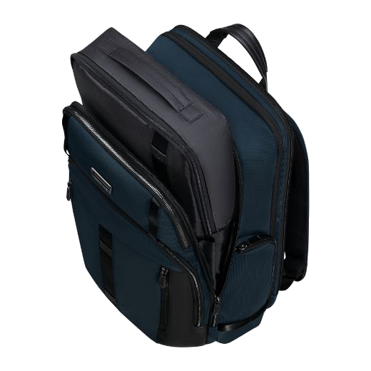 This Samsonite Urban-Eye Blue Backpack 17.3" has padded shoulder straps and a top handle so you can easily carry this during your commute or travels.