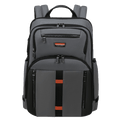 Samsonite's Urban-Eye Grey and Cognac Backpack 15.6" has exterior front zip compartments so you can easily store small items and have easy access while you're travelling.