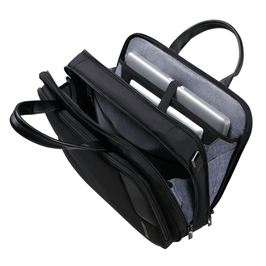 This Samsonite XBR 2.0 Recycled PET Black Briefcase 15.6" also comes in a similar expandable version.