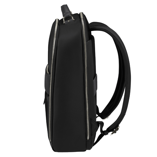Samsonite's Zalia 3.0 Backpack 14.1" Black has space for a small laptop up to the size of 14.1 inches.