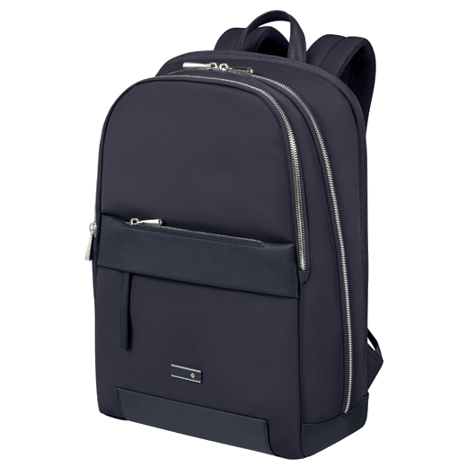 This Samsonite Zalia 3.0 Backpack 15.6" Dark Navy has a main compartment that fits a 15.6 inch laptop and tablet.