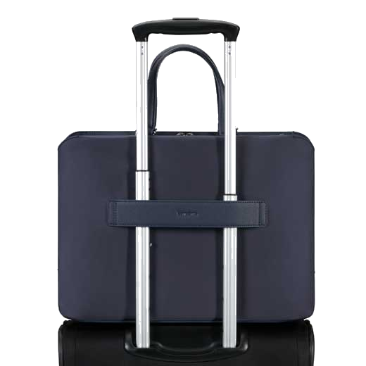 This Zalia 3.0 Briefcase 15.6" in Dark Navy by Samsonite also comes in a black colour if you'd prefer something more subtle.