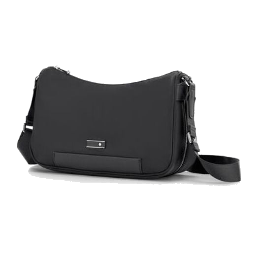 This Zalia 3.0 Rounded Shoulder Bag in Black by Samsonite has a curved zip and rounded edges to give a soft casual feel.
