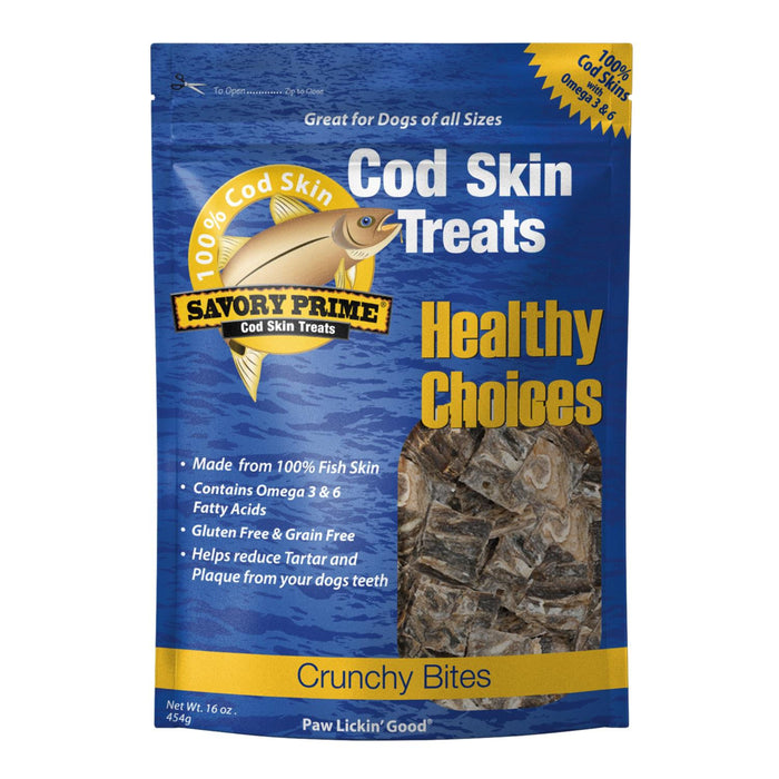 Savory Prime Cod Skin Bites