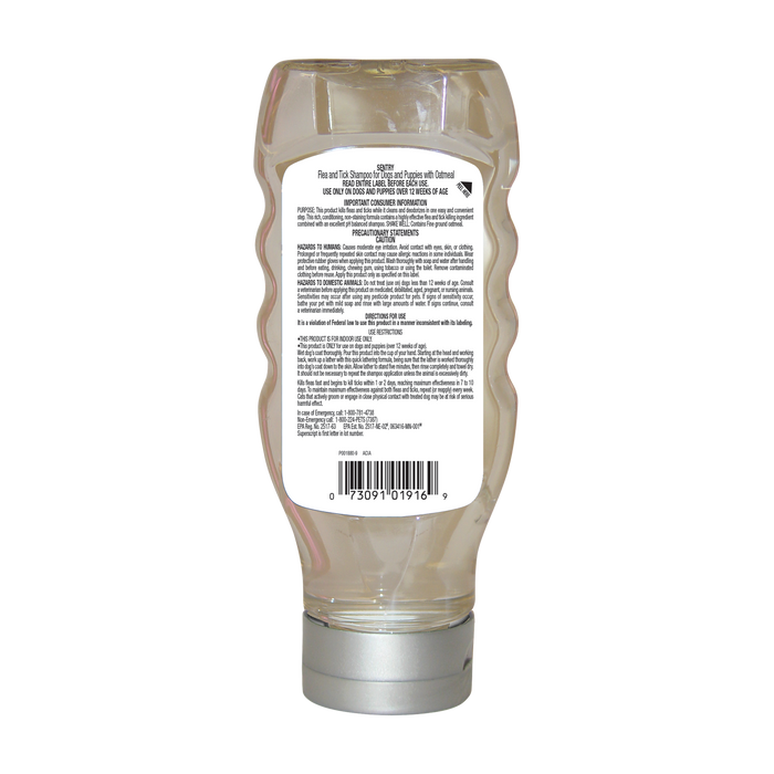 Sentry Flea & Tick Oatmeal Shampoo Dog 18OZ