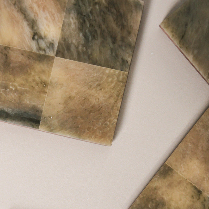 Sepia Horn & Resin Coaster Set - Few and Far - Coasters