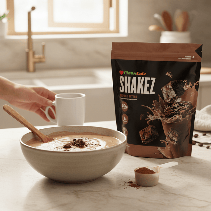 SHAKEZ ingredient list and quality certification labels