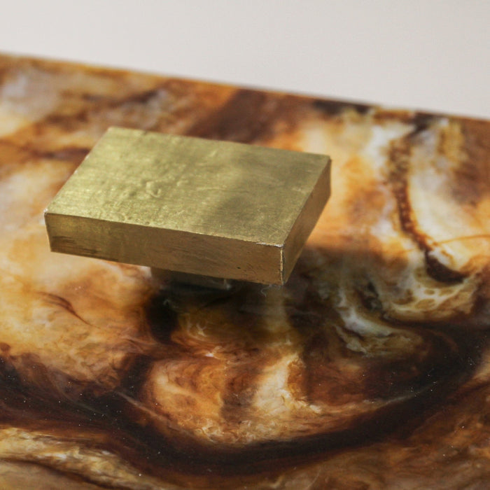 Sienna Resin Box - Few and Far - Decorative Objects