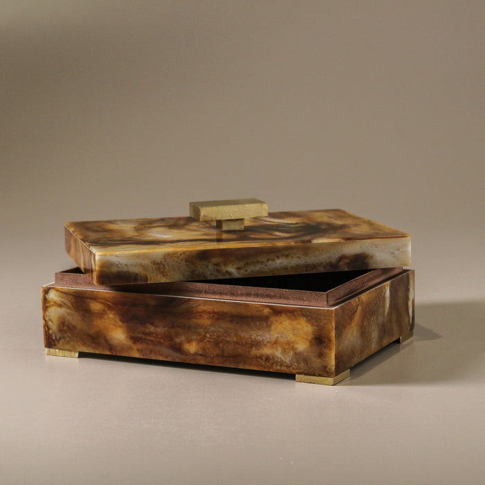 Sienna Resin Box - Few and Far - Decorative Objects