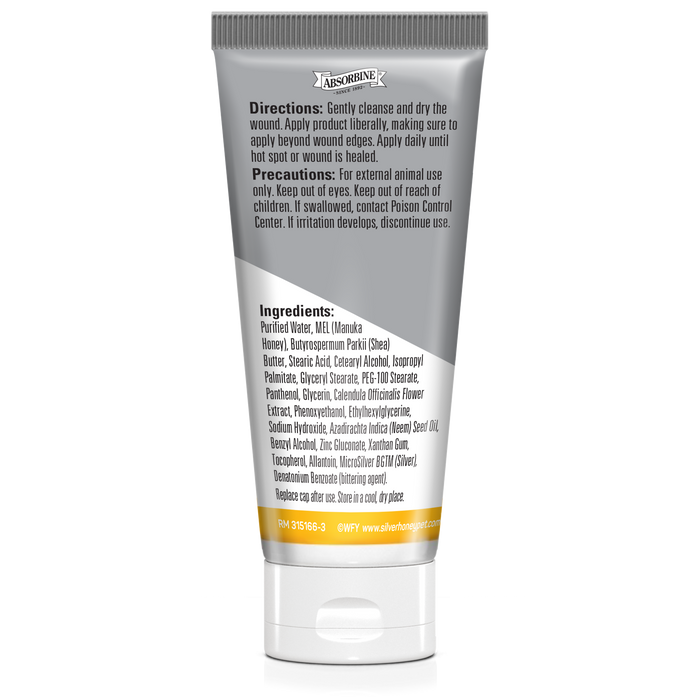 Silver Honey® Hot Spot & Wound Care Ointment 2 oz Tube
