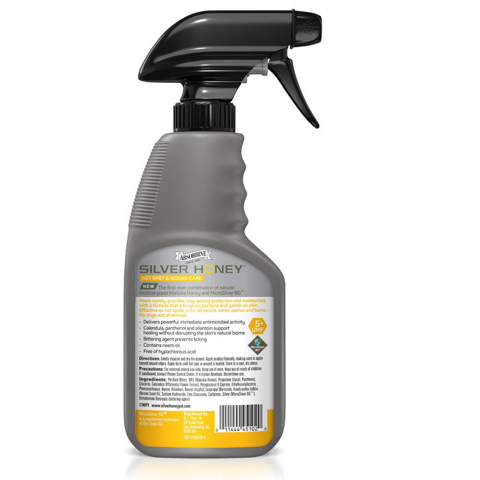 Silver Honey® Hot Spot & Wound Care Spray Gel 8 fl oz Spray Bottle