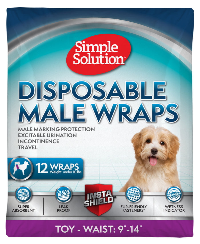 Simple Solution Wraps Male 12 pack