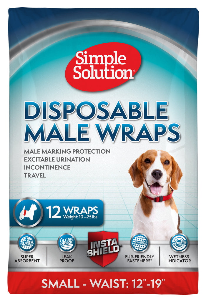 Simple Solution Wraps Male 12 pack