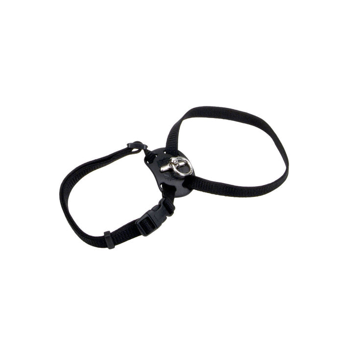 Size Right® Snag-Proof Adjustable Cat Harness, Black, Small - 3/8" x 12"-18"