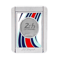 This S. T. Dupont 24H du Mans White & Chrome Cigar Cutter Stand features the 24hr logo on the blade with the lucky number 8 on the reverse.