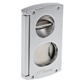 This Chrome Double Blade Cigar Cutter is made by S.T. Dupont Paris.