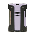 This S. T. Dupont Défi Extrême Matte Lilac Lighter has diamond detailing on the exterior for texture.