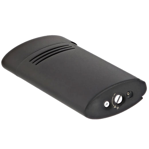 This S.T. Dupont Paris Matt Black Megajet Lighter can be refilled with black gas.