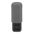 This Matte Black & Graphite Double Cigar Case by S. T. Dupont can fit cigars up to 23 cm maximum.
