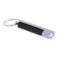 S. T. Dupont's Matte Lilac & Black Cigar Cutter Keyring is small and compact.