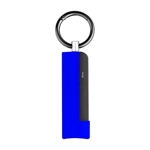 This Neon Blue Cigar Cutter Keyring by S.T. Dupont has a matte black panel with contrasting neon blue lacquer.