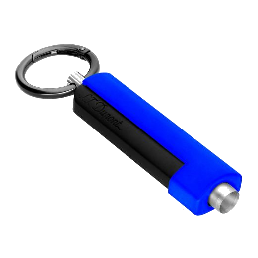 This Neon Blue Cigar Cutter Keyring by S.T. Dupont is great for carrying around with you as it is lightweight enough to pop in your pocket.
