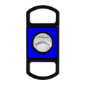 This Neon Blue Cigar Cutter by S.T. Dupont is great for cigar aficionados and has a glossy neon blue centre with contrasting matte black.