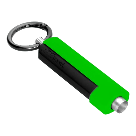 This Neon Green Cigar Cutter Keyring by S.T. Dupont is great for carrying around with you when travelling etc and is lightweight and compact.