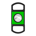 This Neon Green Cigar Cutter by S.T. Dupont has a contrasting neon green centre with matte black edges.