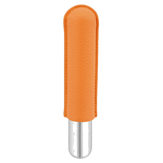 This Orange Leather & Chrome Cigar Case by S.T. Dupont is perfect for keeping a single cigar safe whilst travelling.
