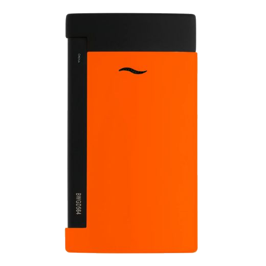 This Slim 7 Neon Orange Lighter by S.T. Dupont is lightweight and fits easily in your pocket or bag.