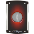This is the S.T. Dupont Paris Sunburst Red Maxijet Cigar Cutter.