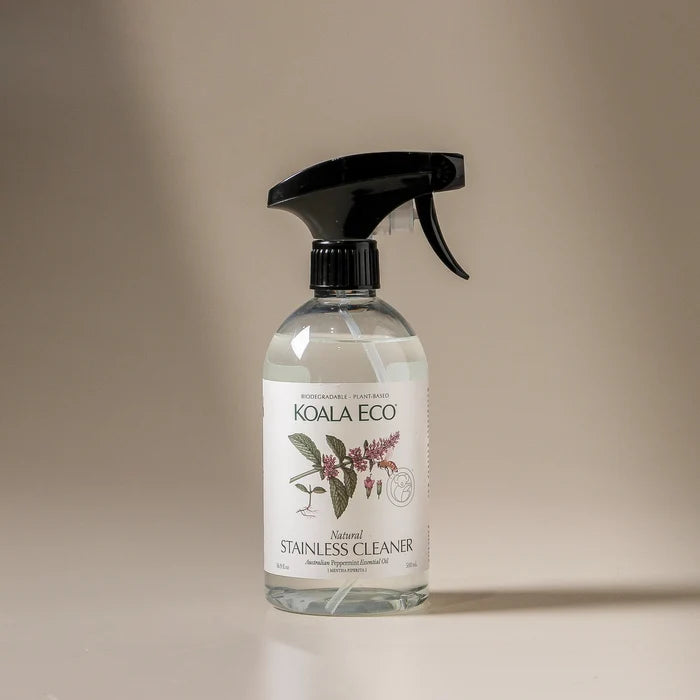 Stainless Steel & Chrome Cleaner 500ml Peppermint - Few and Far - Soaps & Cleaning