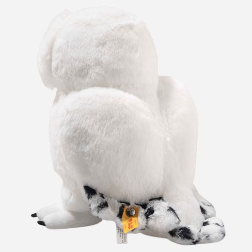 Back view of the 21 cm Hedwig Snowy Owl.