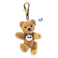 This Beige Mini Teddy Bear Keyring by Steiff is made out of 55% mohair and 45% cotton with a soft fur.