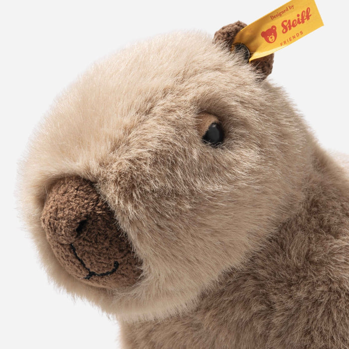 Close up of Chip the Capybara 23 cm.