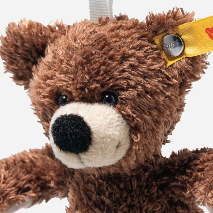 Close up of the Fynn Teddy Bear Pendant 12 cm.