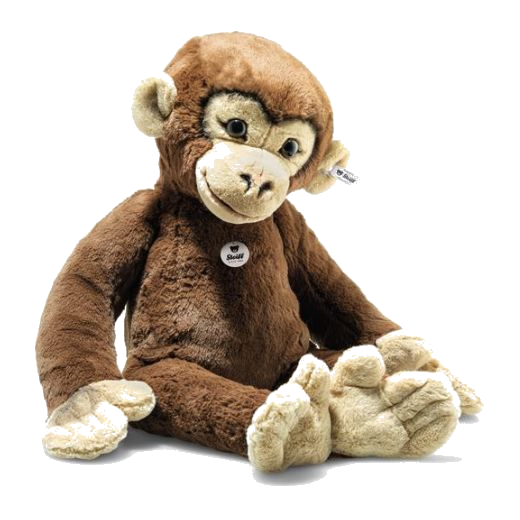 This steiff Jocko the Soft Plush Chimpanzee, 70 cm would make a great gift for a young one who loves animals. This plush toy is quite large but very cuddly.