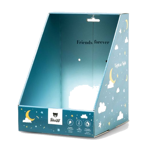 This Light at Night Caspar Soft Plush Teddy Bear comes in a Steiff presentation box ensuring that it is sitting upright.