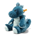Steiff's Light at Night Spott Stegosaurus is the perfect companion for night time and can be set on a timer for the night light to turn off.