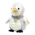 This Lio the Light Grey Plush Penguin 21 cm by Steiff is soft and cuddly with a cute beak and safety eyes.